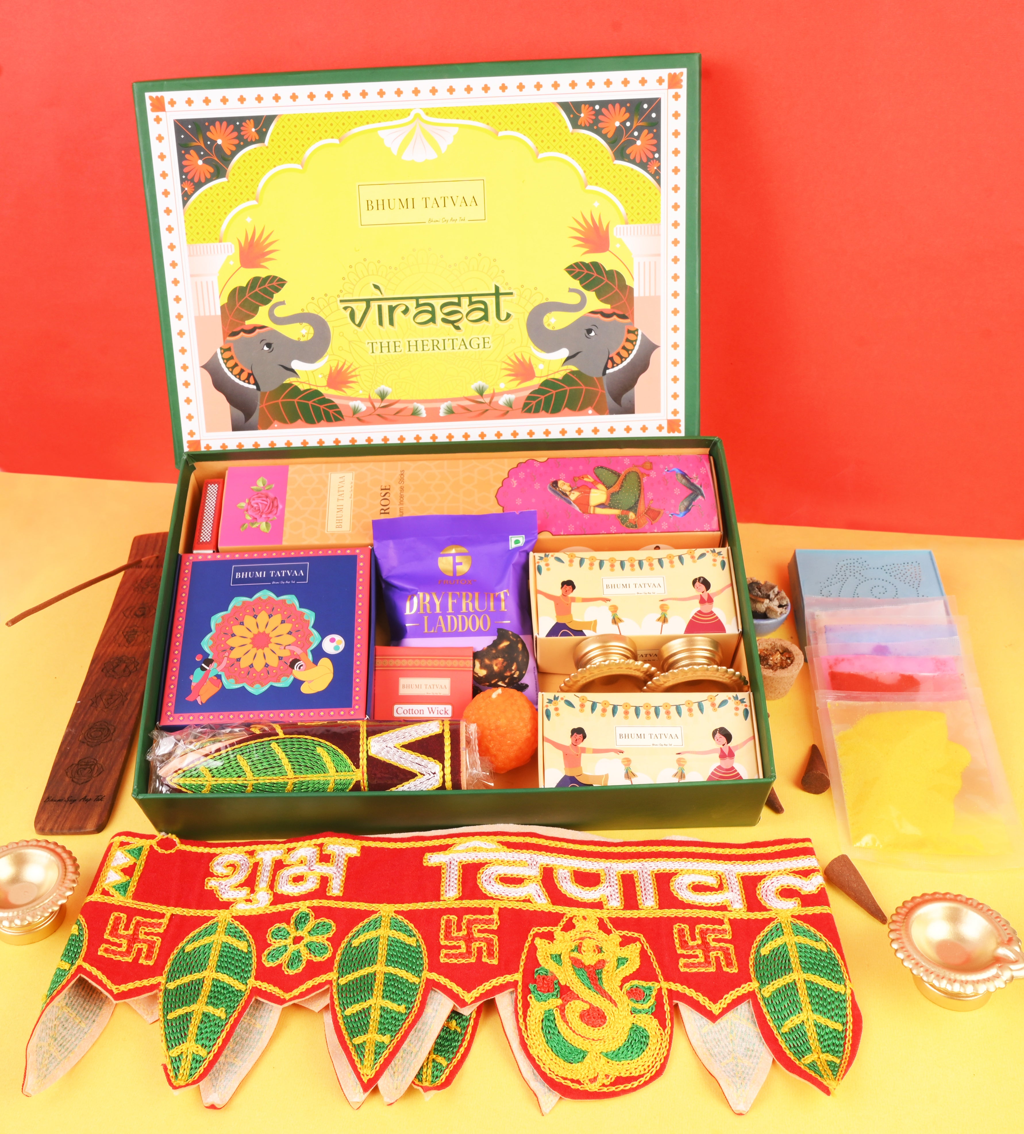 Virasat Box – Complete Pooja & Festive Gift Set - V | Bhumi Tatvaa